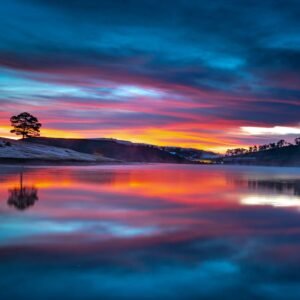 Lake Reflections - Stunning lake reflections with a vibrant sunset  #2131844