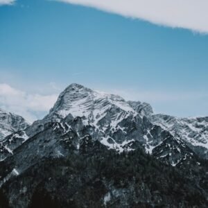 Snow Mountains - Breathtaking view of a snow-covered mountain ran #2397622