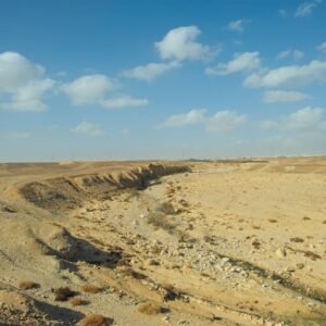 Desert Wilderness - Expansive view of the arid desert terrain under  #36111732