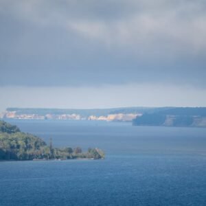 Lake Reflections - Beautiful view of Lake Superior's rugged cliffs  #36284667